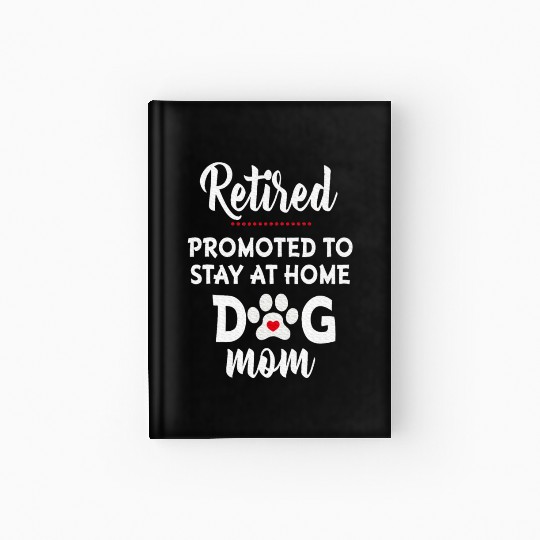 Retirement Plan Walking My Dog Retired Dog Lover Hardcover Journal