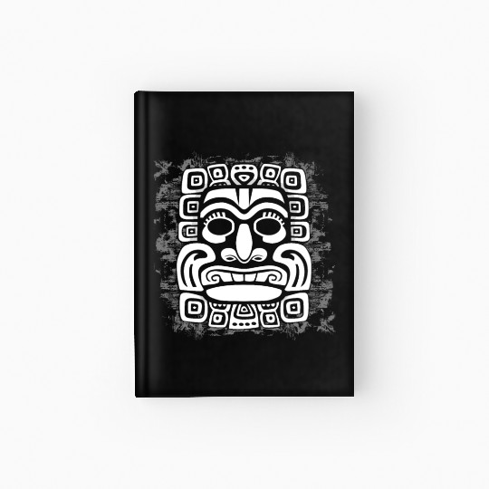 Maya God Mayan Mythology Kauil Mask Hardcover Journal