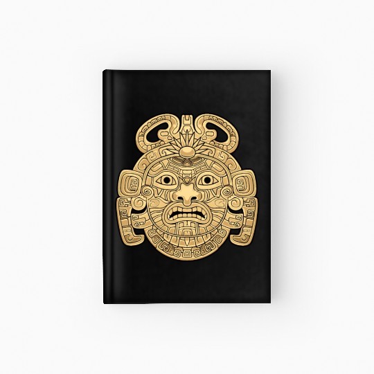 Maya God Mayan Mythology Ancient God K'inich Ahau Hardcover Journal