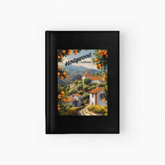 Old Hollywood California: Orange Groves Await Hardcover Journal
