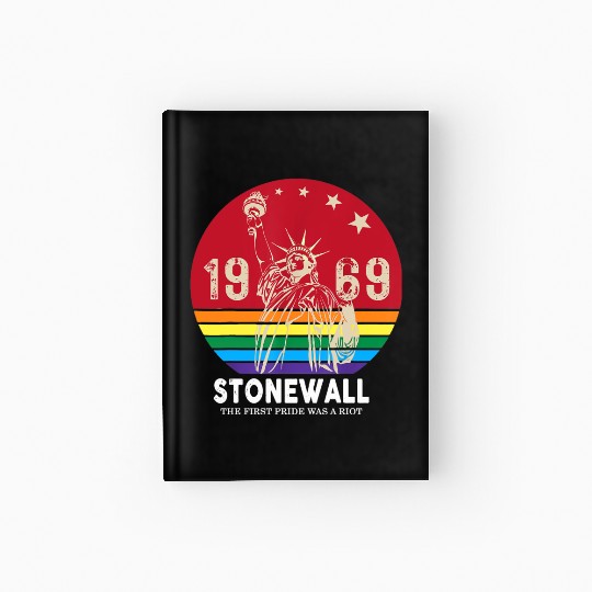 The First Pride Was A Riot 1969 Stonewall LGBTQ Hardcover Journal