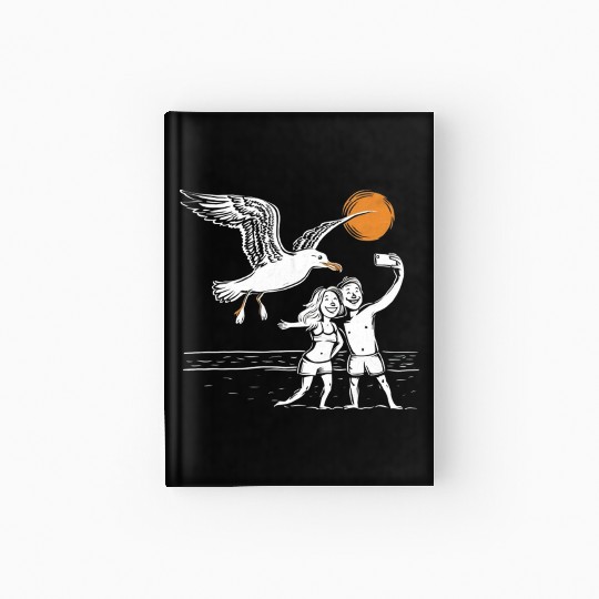 Seagull Surprise: The Ultimate Beach Photobomb Hardcover Journal