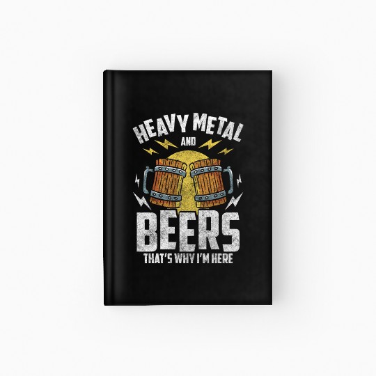 Heavy Metal Hard Rock Death Metal Hardcover Journal