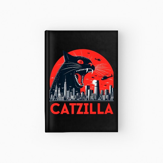 Catzilla Cat Japanese Premium Hardcover Journal