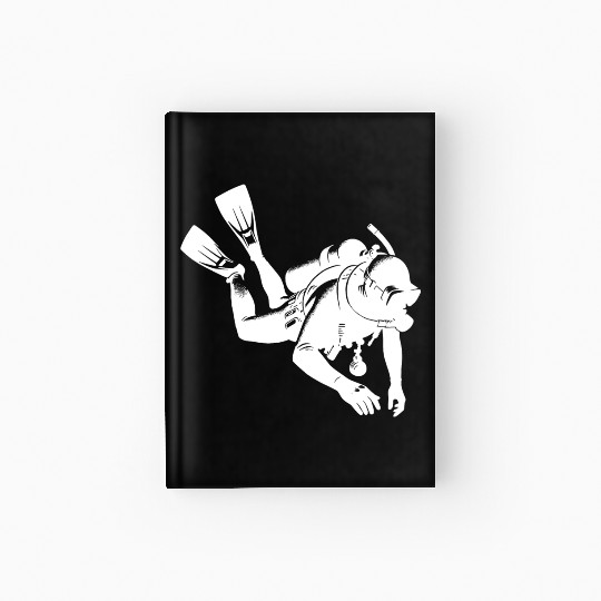 Recreational Diver Scuba Diver Training Equipment Hardcover Journal