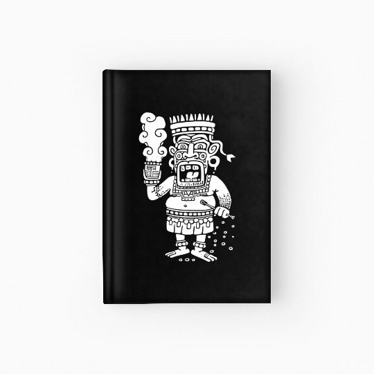 Maya God Mayan Mythology Buluc Chabtan Hardcover Journal