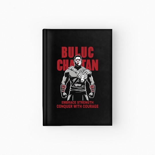 Maya God, Buluc Chabtan Embrace Strength Conquer Hardcover Journal