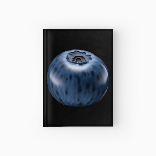 Blueberry Realistic Hardcover Journal