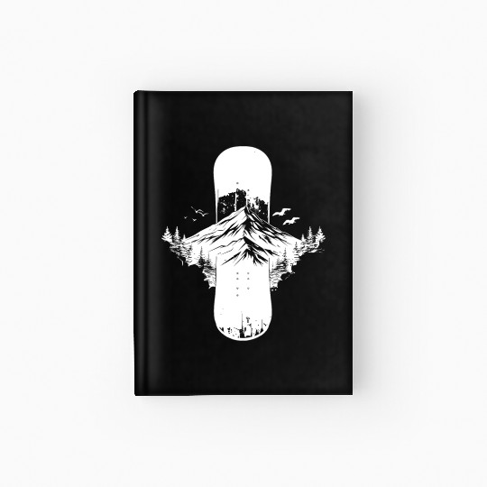 Snowboarding Sketch Hardcover Journal