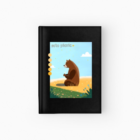 solo picnic for outdoor picnics Hardcover Journal
