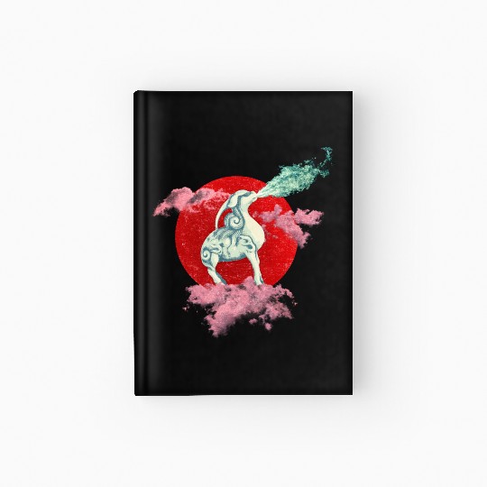 Mythical Chimera Kirin Standing on a Seal Larger Hardcover Journal