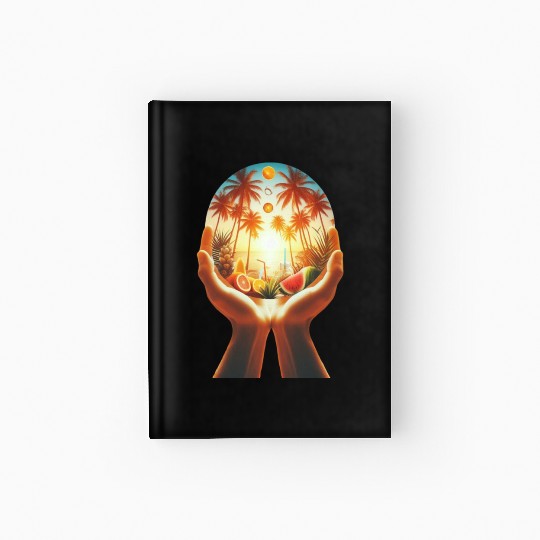 Sunset Paradise: Embrace the Season: Tropical Vibe Hardcover Journal