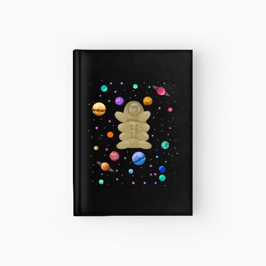Tardigrade Space! Nerd, Geek Microbiology Science Hardcover Journal