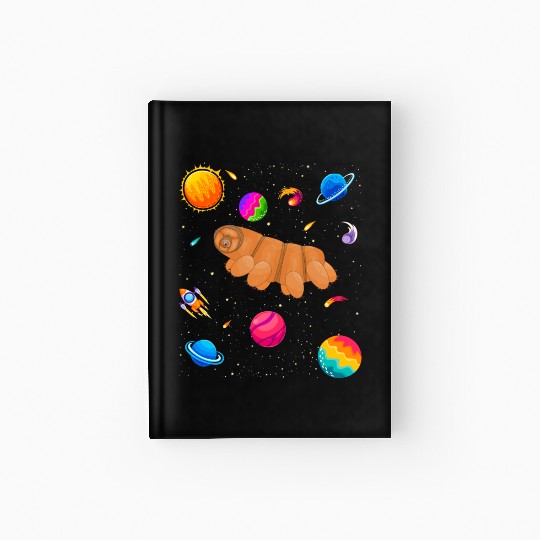Tardigrade Space! Nerd, Geek Microbiology Science Hardcover Journal