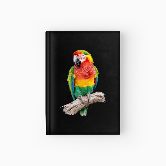 Macaw Parrot for a Bird Lover Animal Lover Hardcover Journal