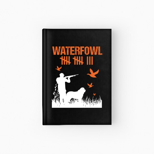 Funny Waterfowl Hunting Score Card Duck Hunting Hardcover Journal