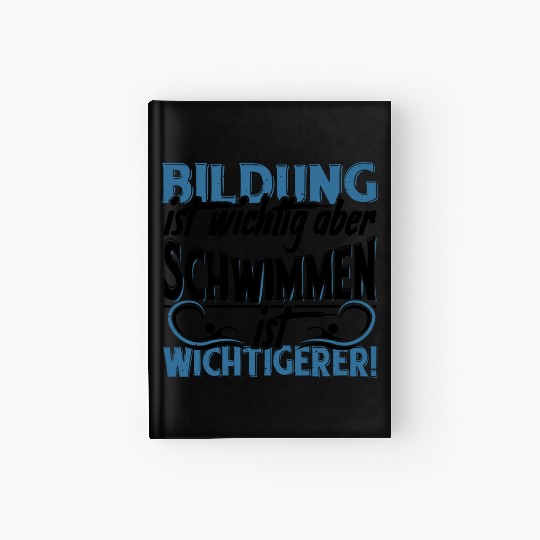 Swimming Swimming Sport Saying Hardcover Journal