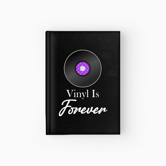 Vinyl Is Forever Collector Antique Rustic Radio Hardcover Journal