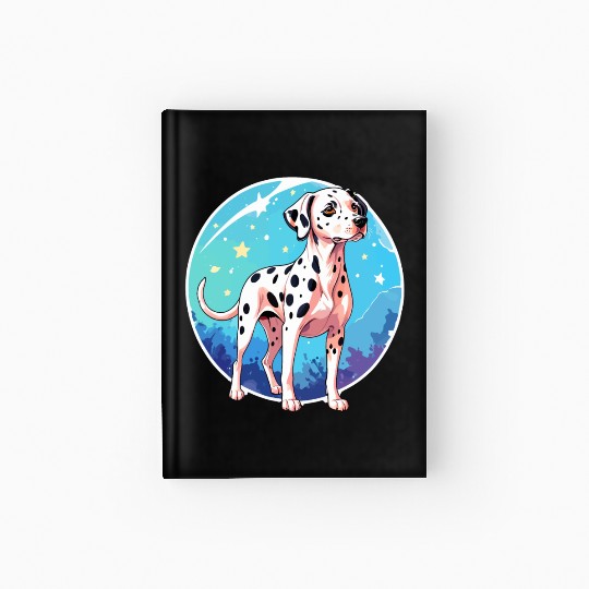 Dalmatian Dog Watercolor Hardcover Journal