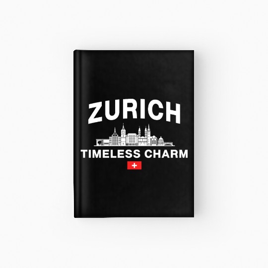 Zurich Switzerland Swiss Alps Lake Zurich Hardcover Journal