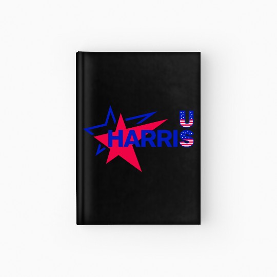 US Election 2024 Trust Harris Hardcover Journal