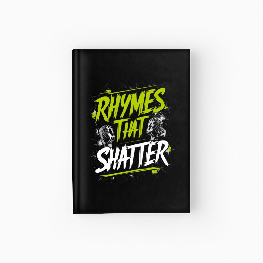 Epic Lyrical Battle of the Titans: Hip Hop Rap Hardcover Journal