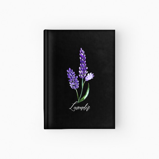 Lavender Flowers, Keen Gardner, Flower lover Hardcover Journal