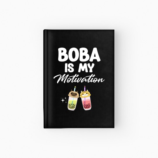 Boba Is My Motivation Bubble Japan K-pop Korean Hardcover Journal