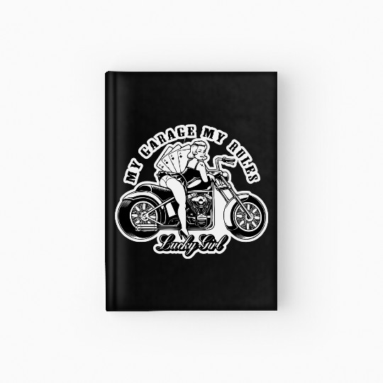 My Garage My Rules Pinup LIKE US ON FACEBOOK # Hardcover Journal
