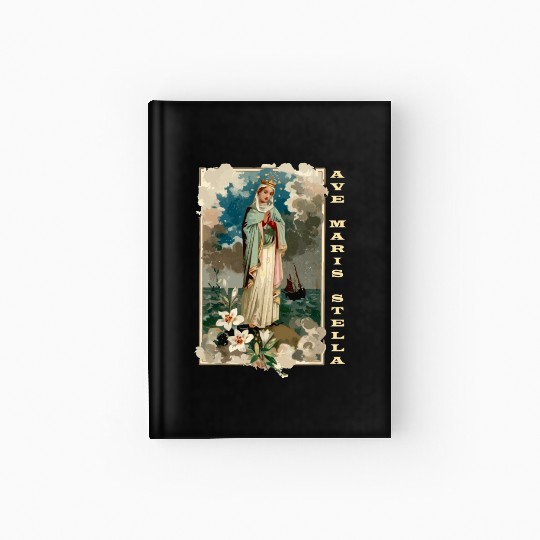 Ave Maria Schubert Latin Mass Blessed Mother Mary Hardcover Journal
