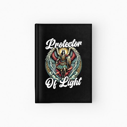 Archangel Michael Catholic Christianity Angel Hardcover Journal