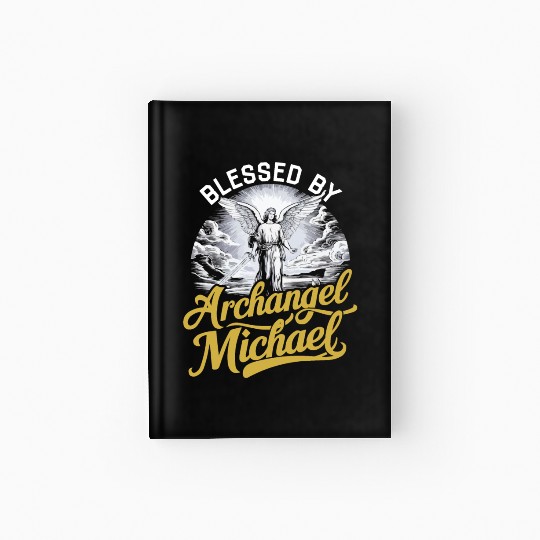 Archangel Michael Catholic Christianity Angel Hardcover Journal