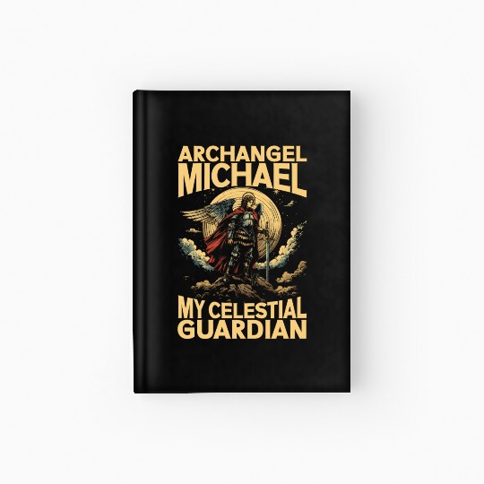 Archangel Michael Catholic Christianity Angel Hardcover Journal