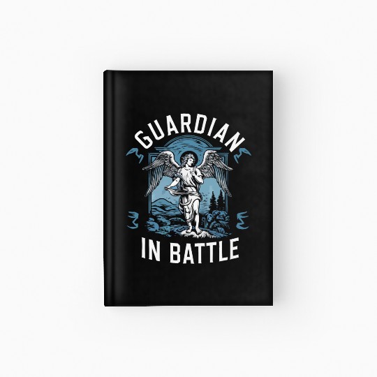 Archangel Michael Catholic Christianity Angel Hardcover Journal