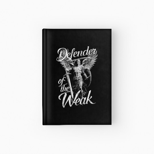 Archangel Michael Catholic Christianity Angel Hardcover Journal