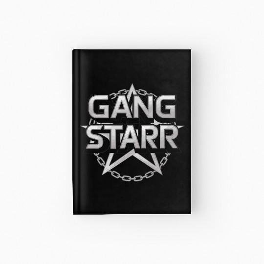 Gangstarr Logo Hardcover Journal - Classic Hip-Hop Design