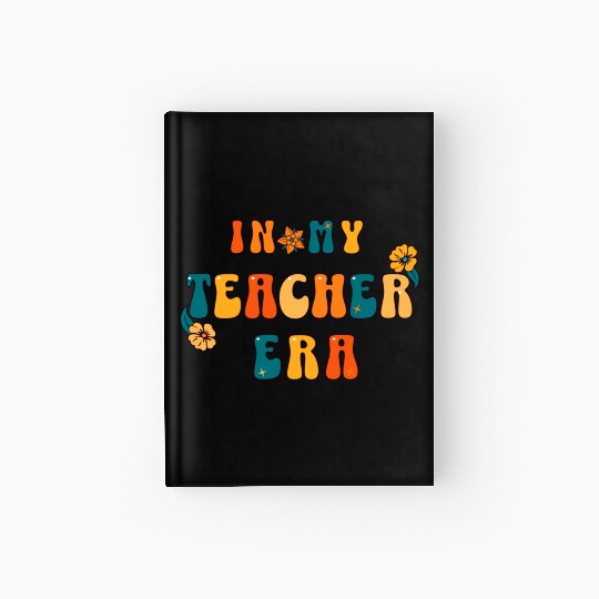 In My Teacher Era Retro Hardcover Journal, Back to School