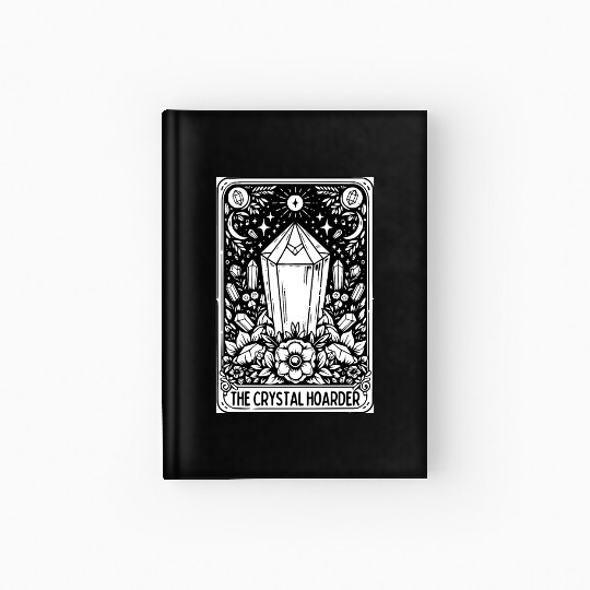 Crystal Hoarder Tarot Card Hardcover Journal