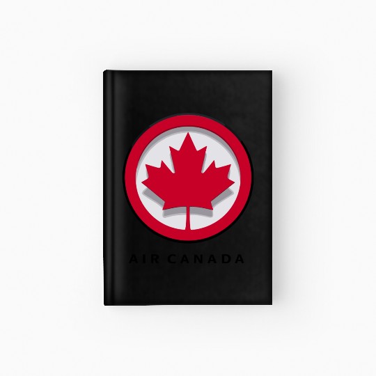 Stylish Air Canada Airline Design Hardcover Journal