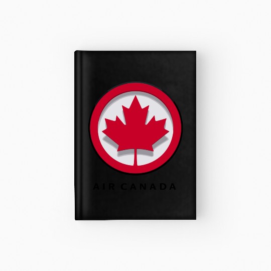 Stylish Air Canada Airline Design Hardcover Journal