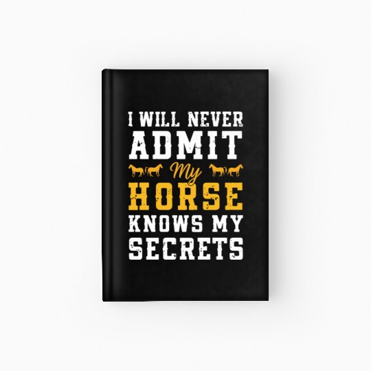 Cowboy Lifestyle Western Theme with Horses and Hardcover Journal