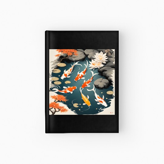 Koi Pond 2 Hardcover Journal