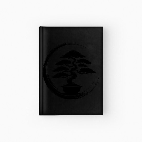 Beautiful Old Bonsai Tree At Sunrise Hardcover Journal