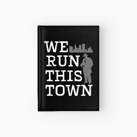 Mobster Gangster Mafia Organized Crime Boss Hardcover Journal