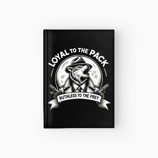 Mobster Gangster Mafia Organized Crime Boss Hardcover Journal