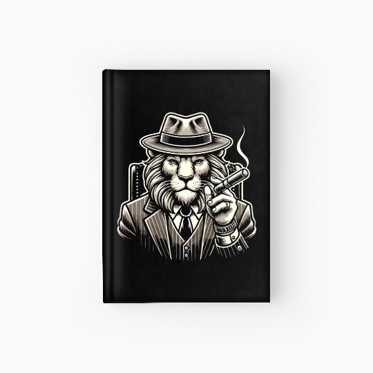 Mobster Gangster Mafia Organized Crime Boss Hardcover Journal