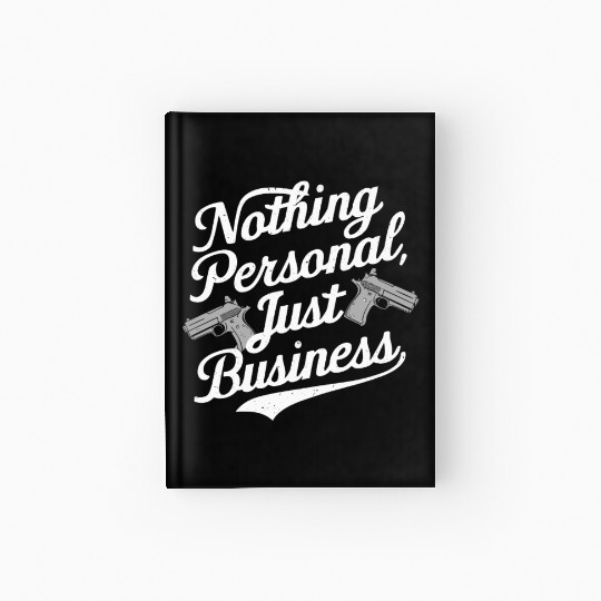 Mobster Gangster Mafia Organized Crime Boss Hardcover Journal