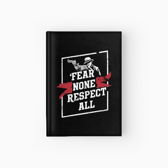 Mobster Gangster Mafia Organized Crime Boss Hardcover Journal