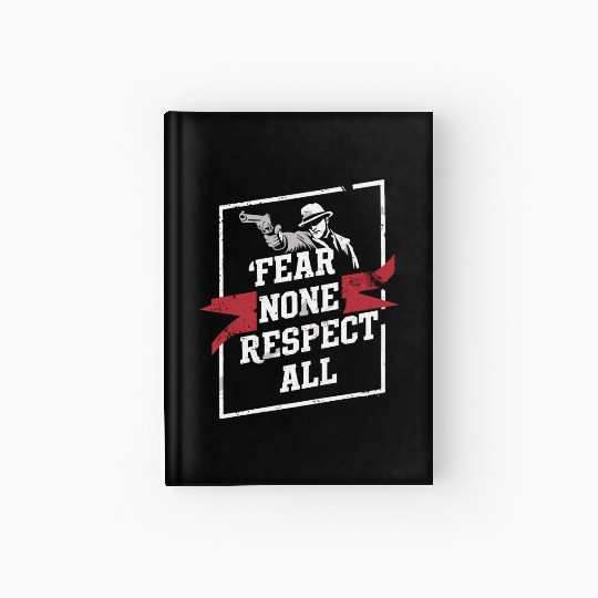 Mobster Gangster Mafia Organized Crime Boss Hardcover Journal