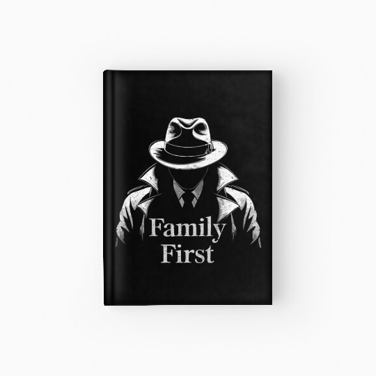 Mobster Gangster Mafia Organized Crime Boss Hardcover Journal